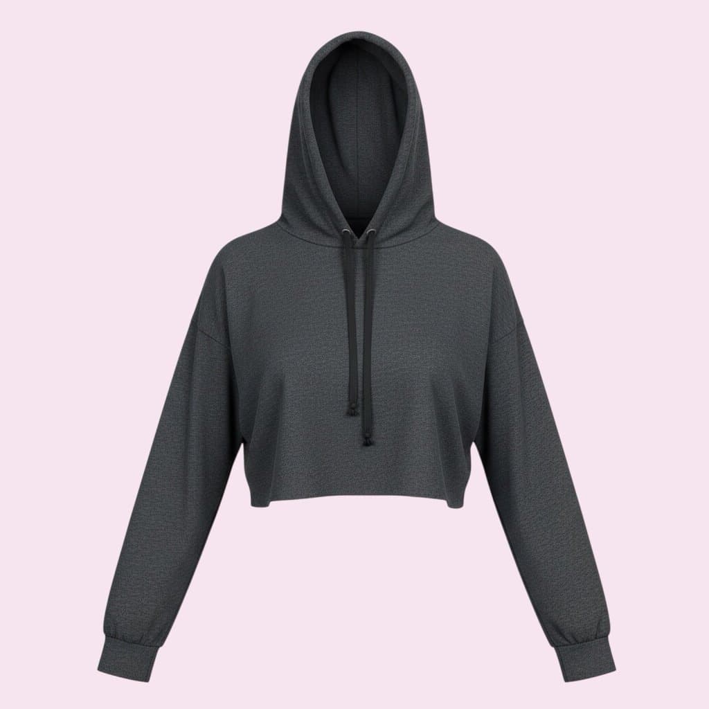 Women’s H & M cropped Hoodie, size M. - Thumbnail 2
