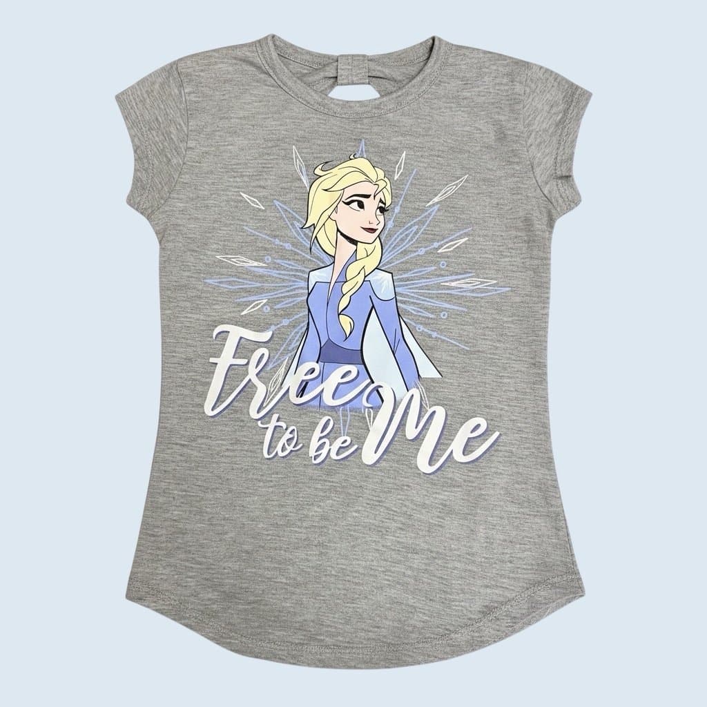 Girls Disney Frozen Short Sleeve Top 7/8 - Thumbnail 2