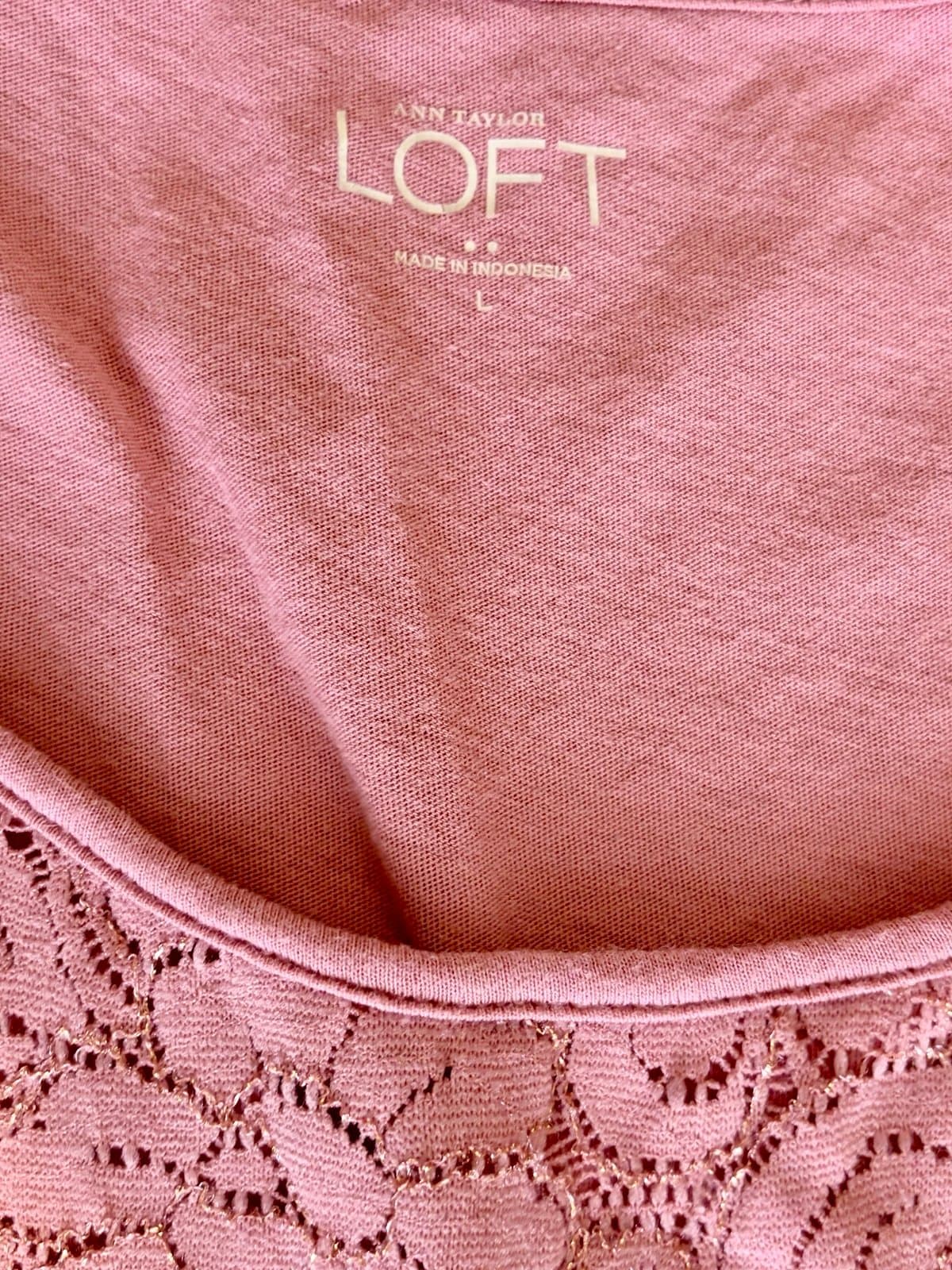 The Loft Lace Tank, L - Thumbnail 3