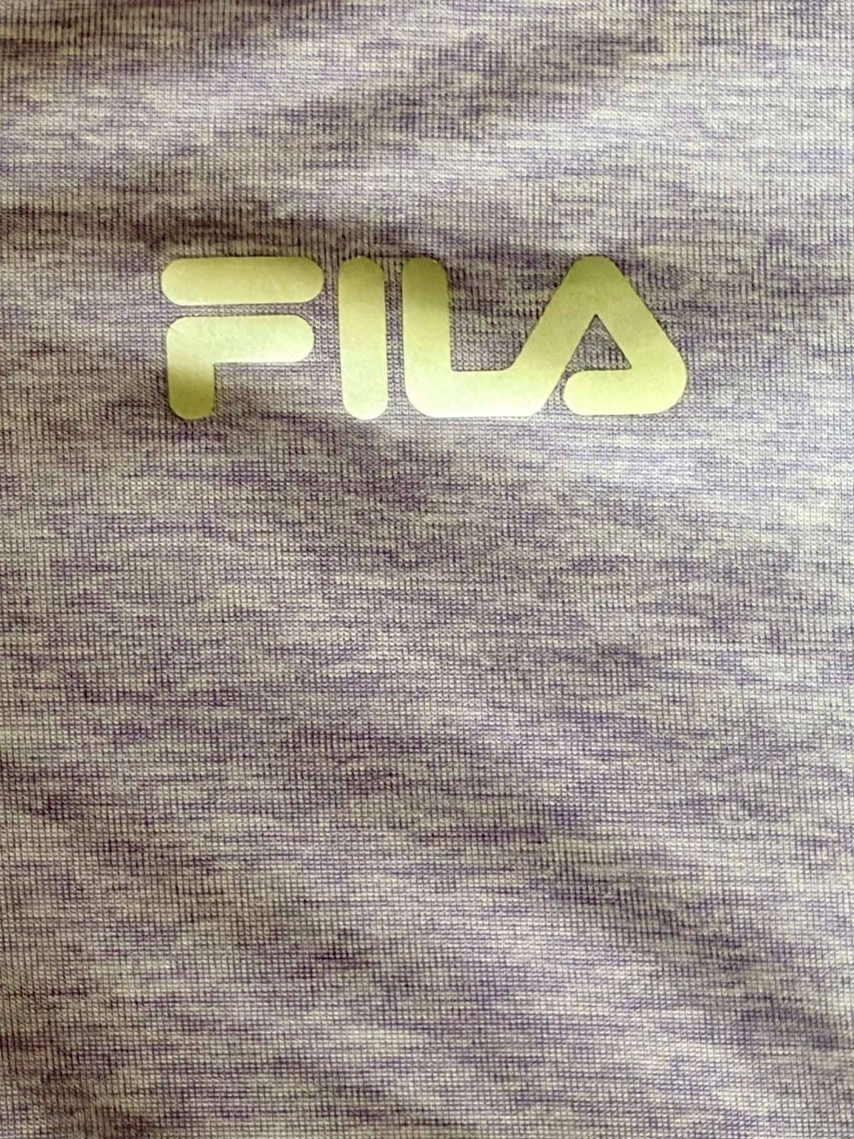 Women’s Purple Fila Short Sleeve Top, L - Thumbnail 3
