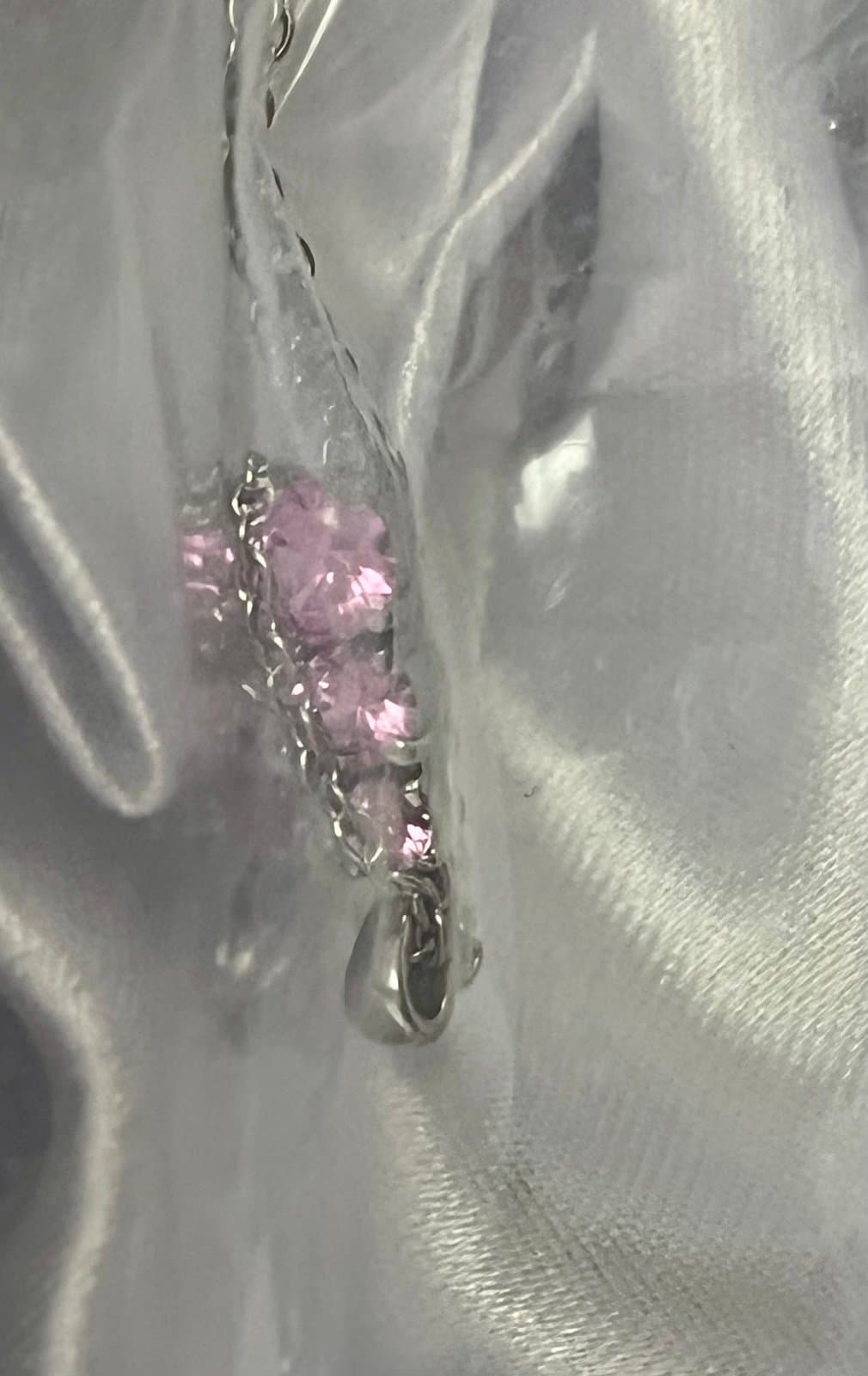NWT, Lab Created Sapphire Necklace - Thumbnail 4