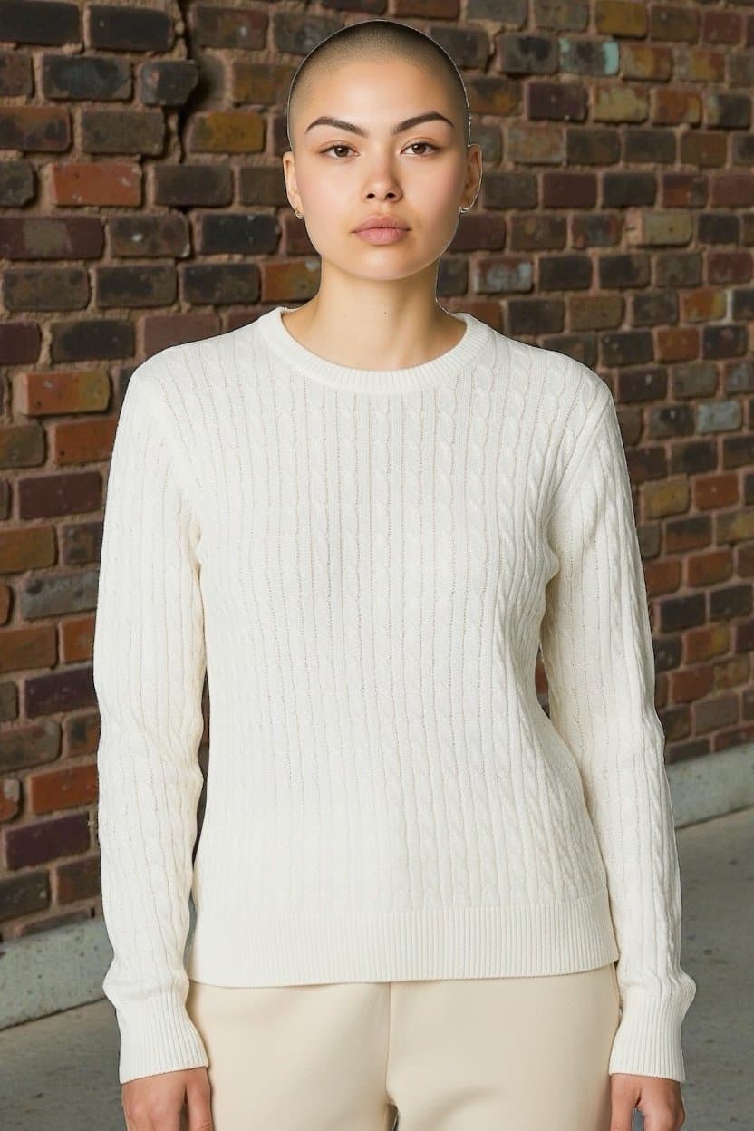 Women’s Long Sleeve Knit Sweater, size LG - Thumbnail 2