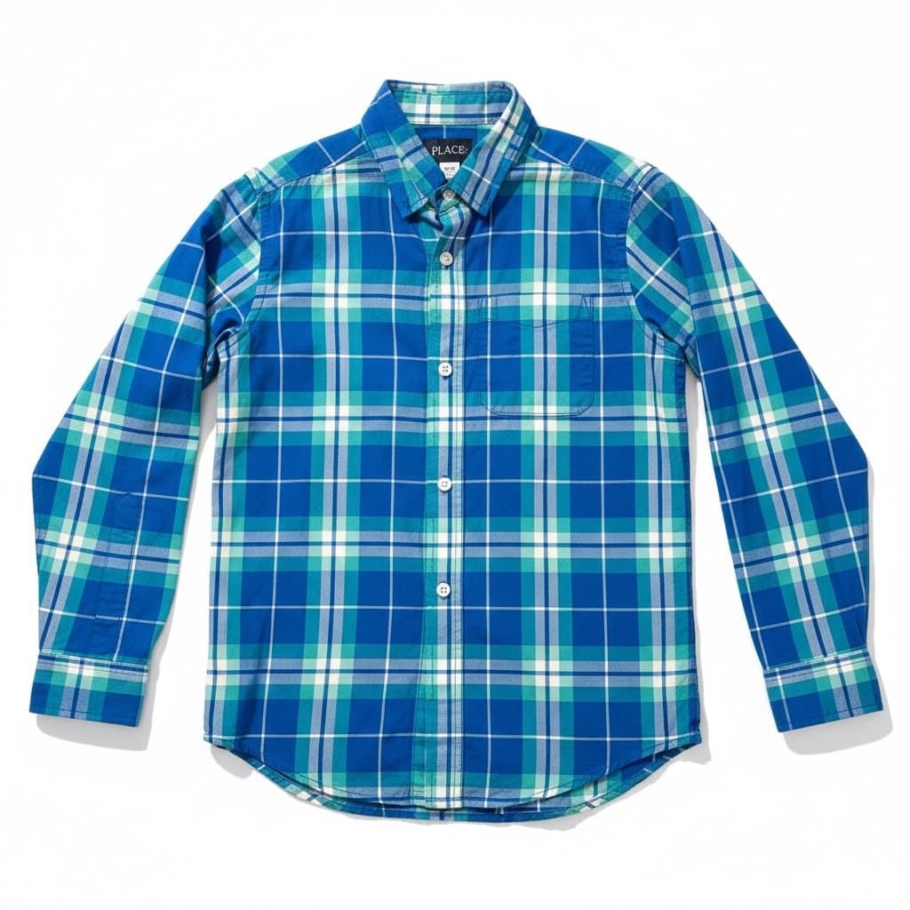 Boys Children’s Place Button up, 10/12 - Image 1