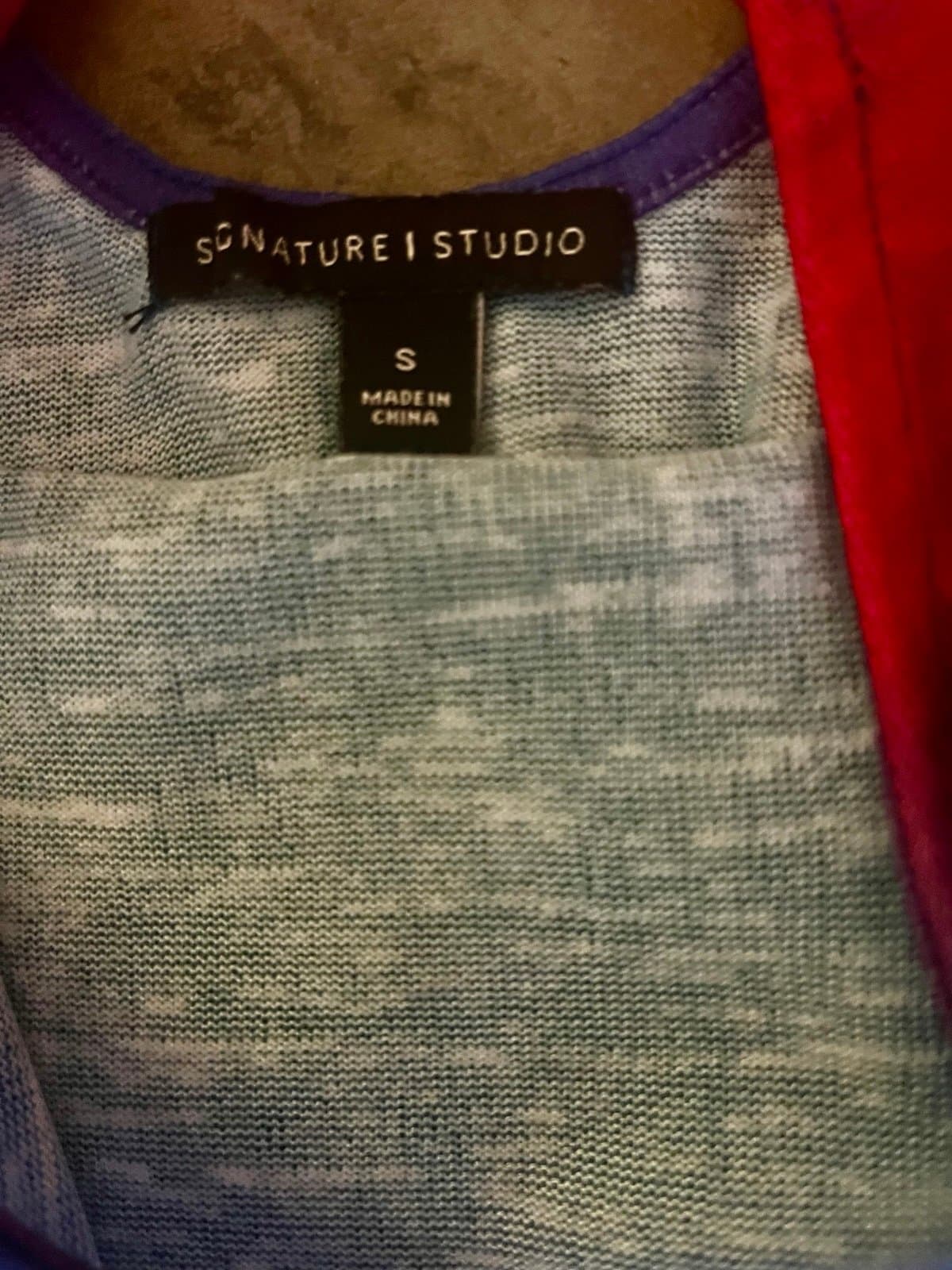Signature Studio Long Sleeve Top, size SM - Thumbnail 2