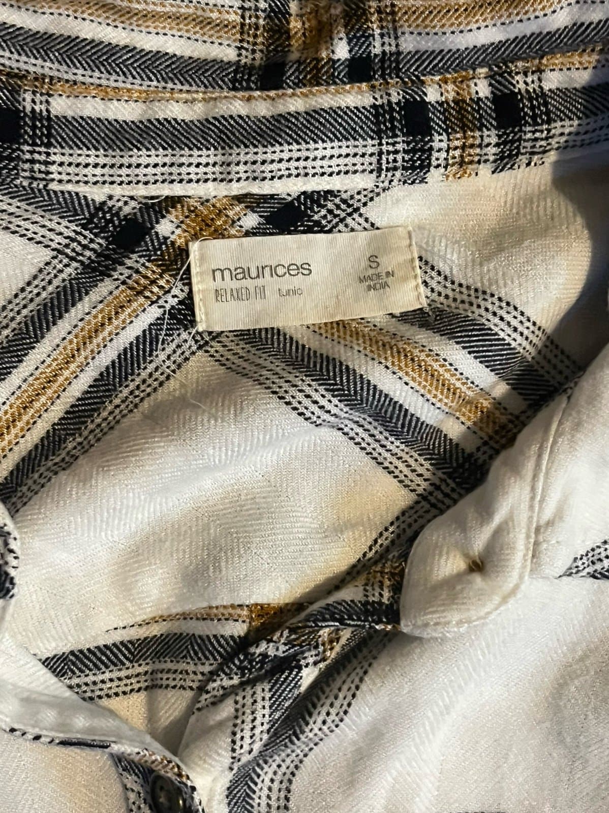 Maurice’s Flannel button up size SM. - Thumbnail 3