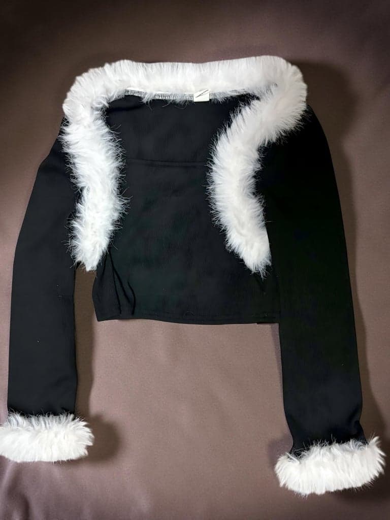 Girls Long Sleeve Top 7/8 - Image 1