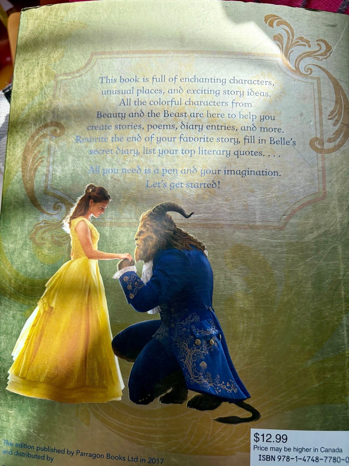 Disney Beauty and The Beast Creativity Book - Thumbnail 3
