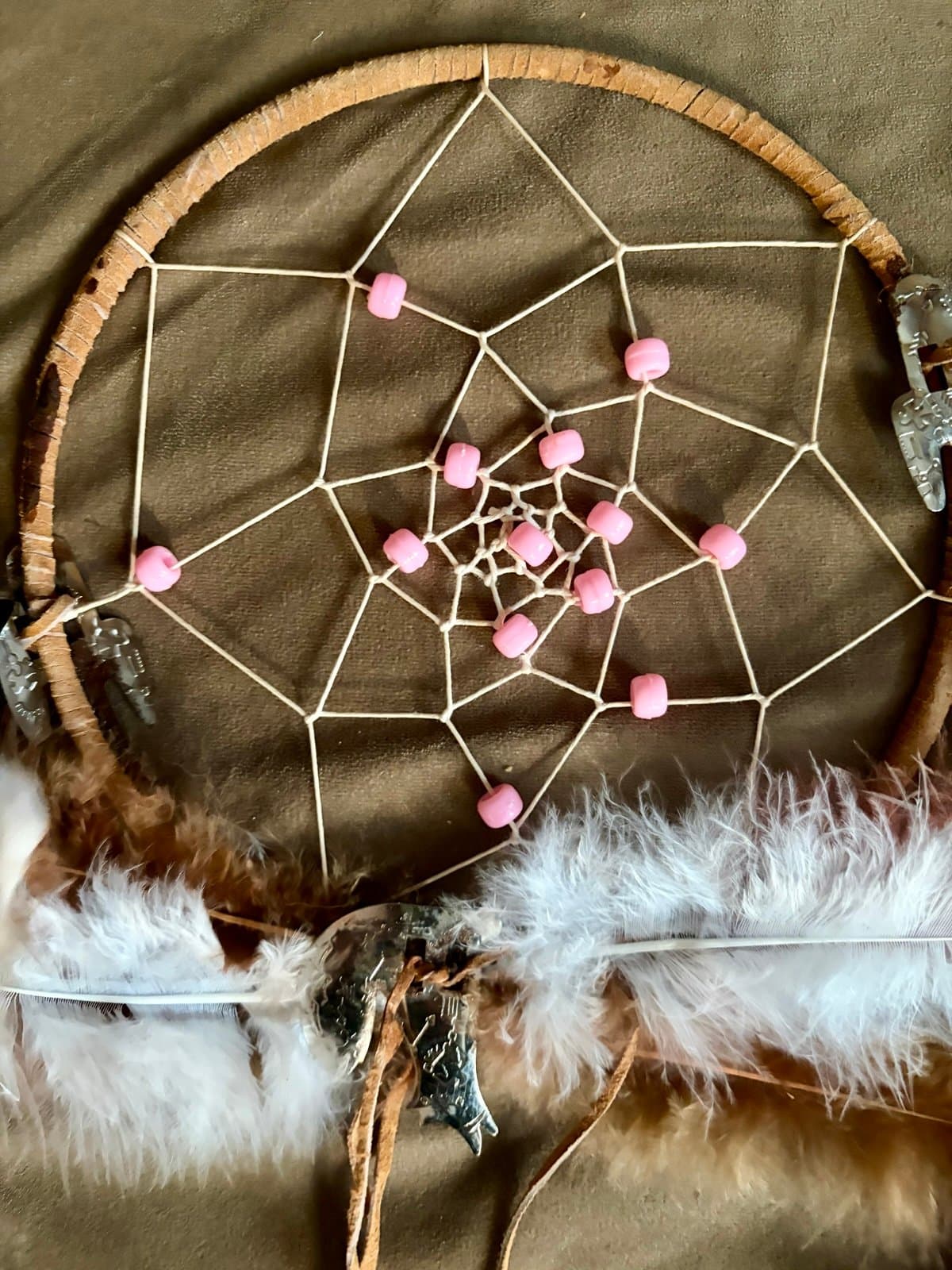 Two Dream Catchers both 12x12 inches - Thumbnail 4