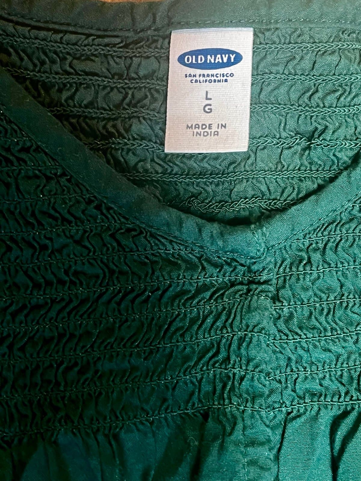 Old Navy long sleeve dress, size LG - Thumbnail 4
