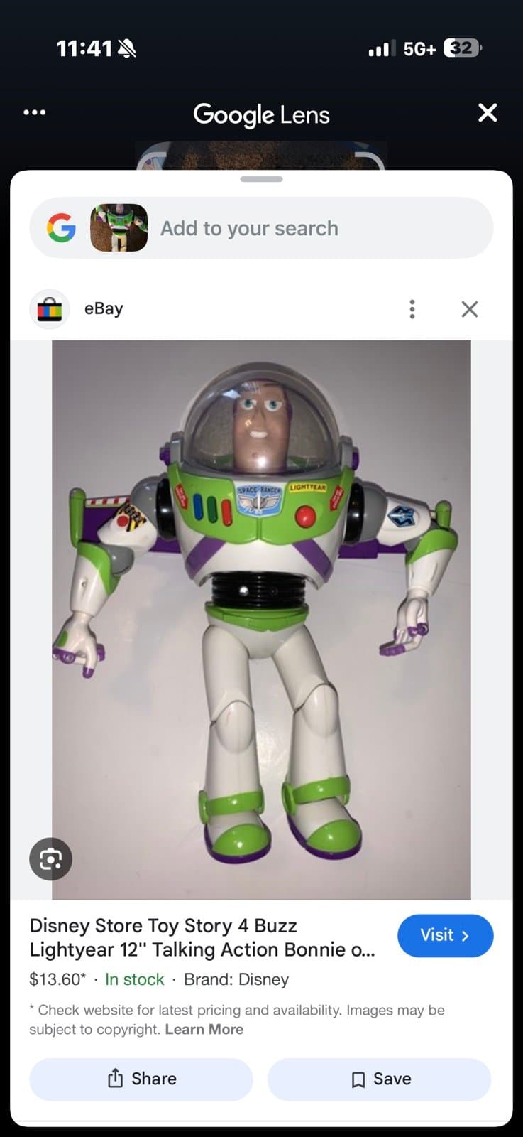 Buzz Lightyear Toy and Zurg interactive toy from Disney Store - Thumbnail 2