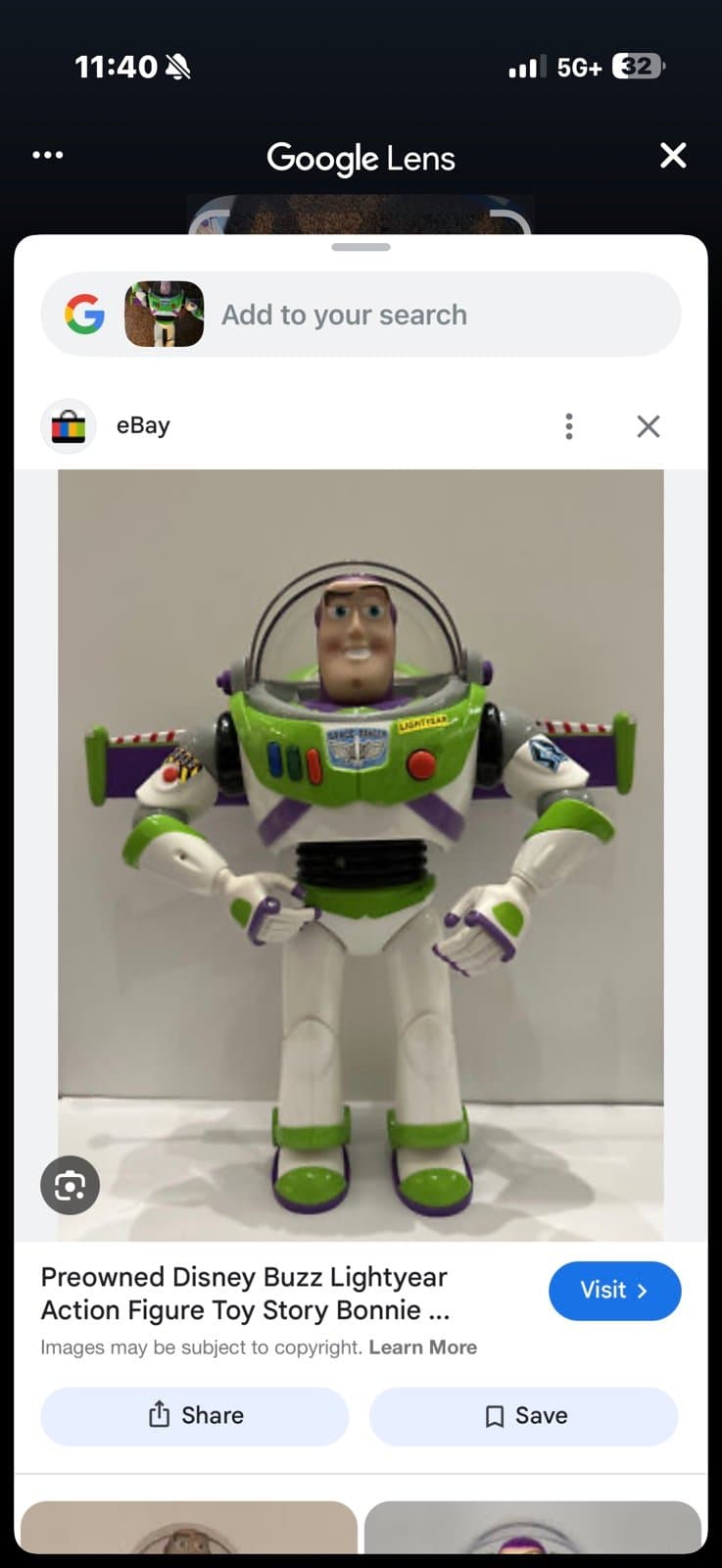 Buzz Lightyear Toy and Zurg interactive toy from Disney Store - Image 1