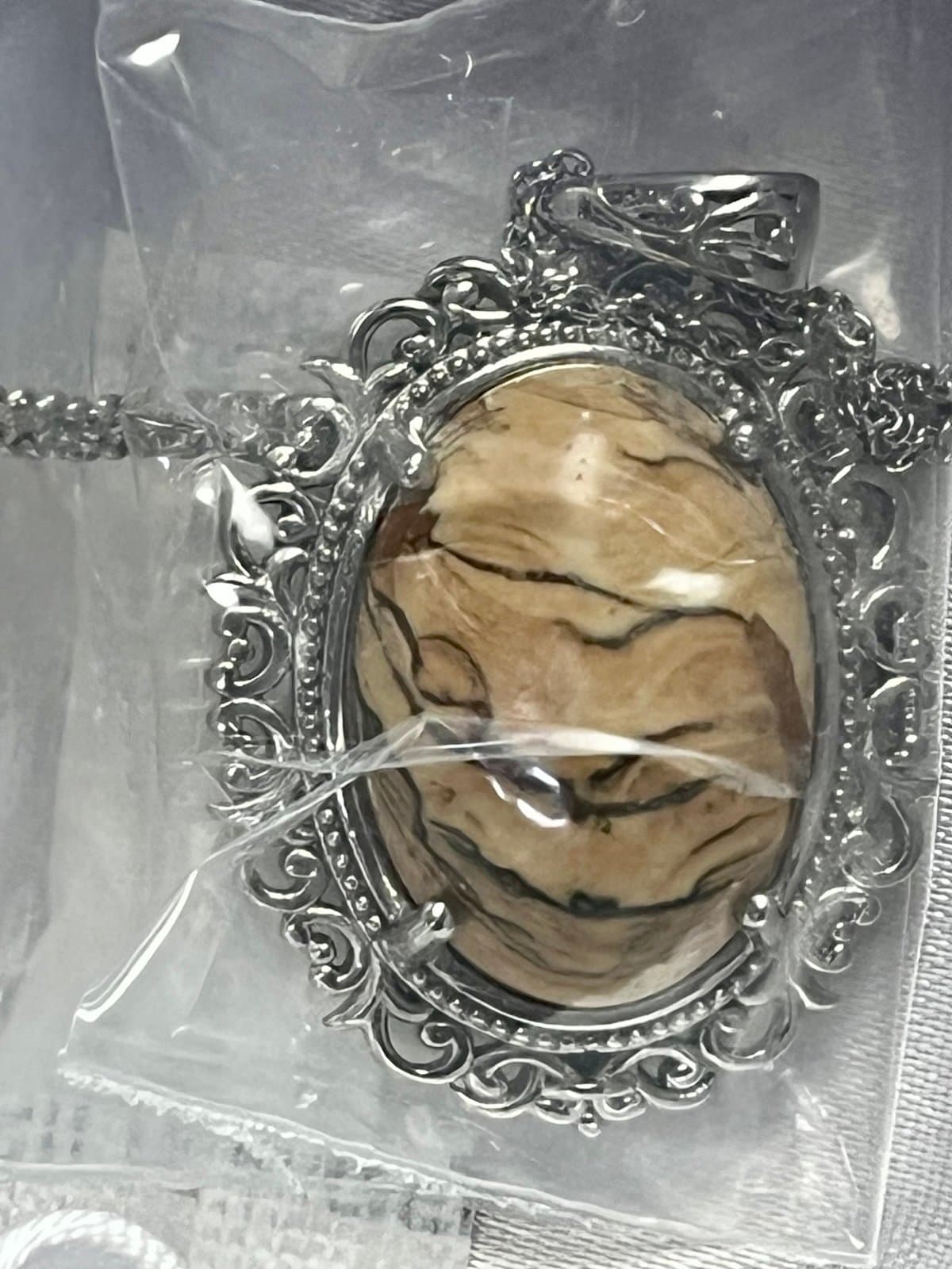 Jasper Pendant Necklace - Thumbnail 3
