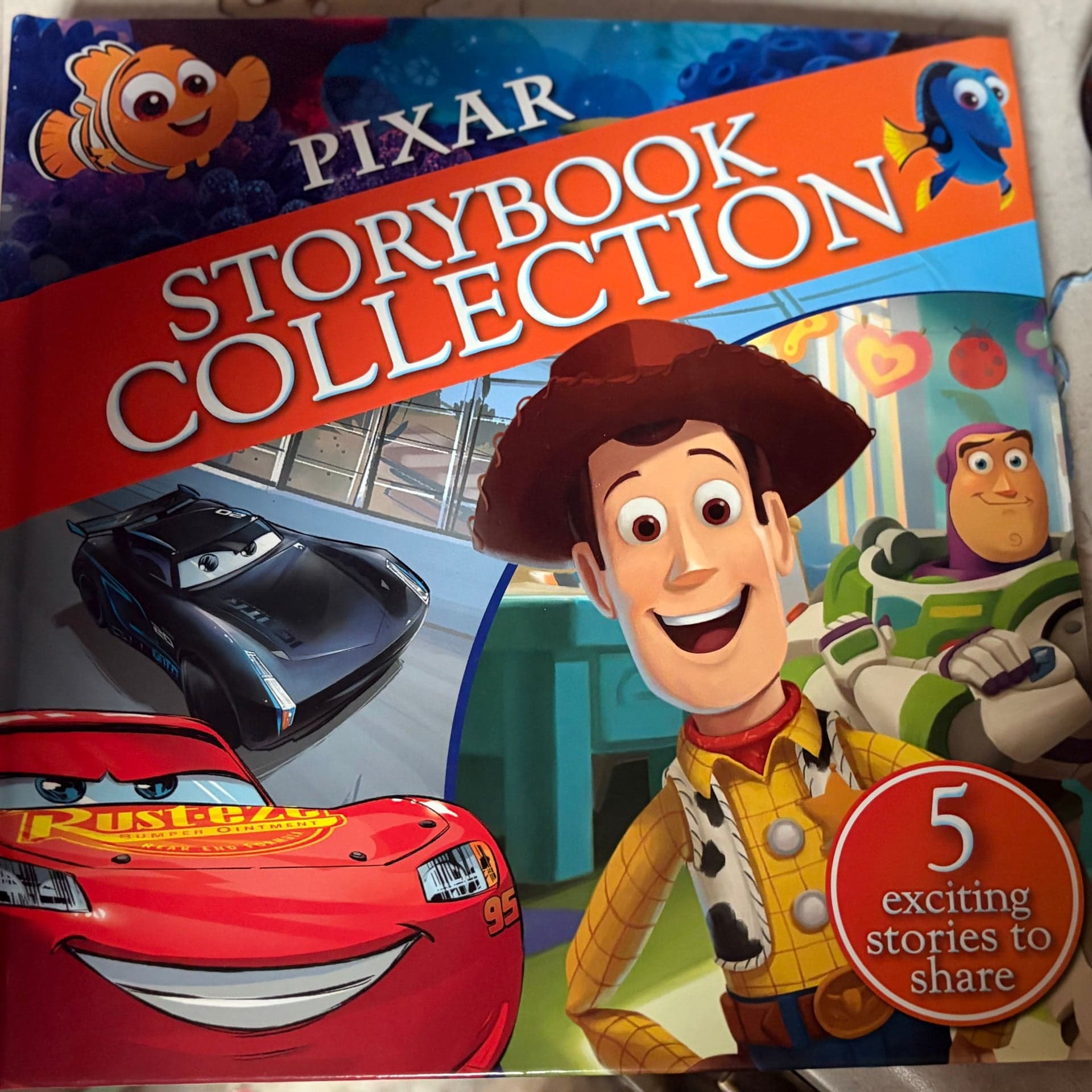 Disney Pixar Storybook Collection: 5 Exciting Stories to Share Hardcover and Fr - Thumbnail 2