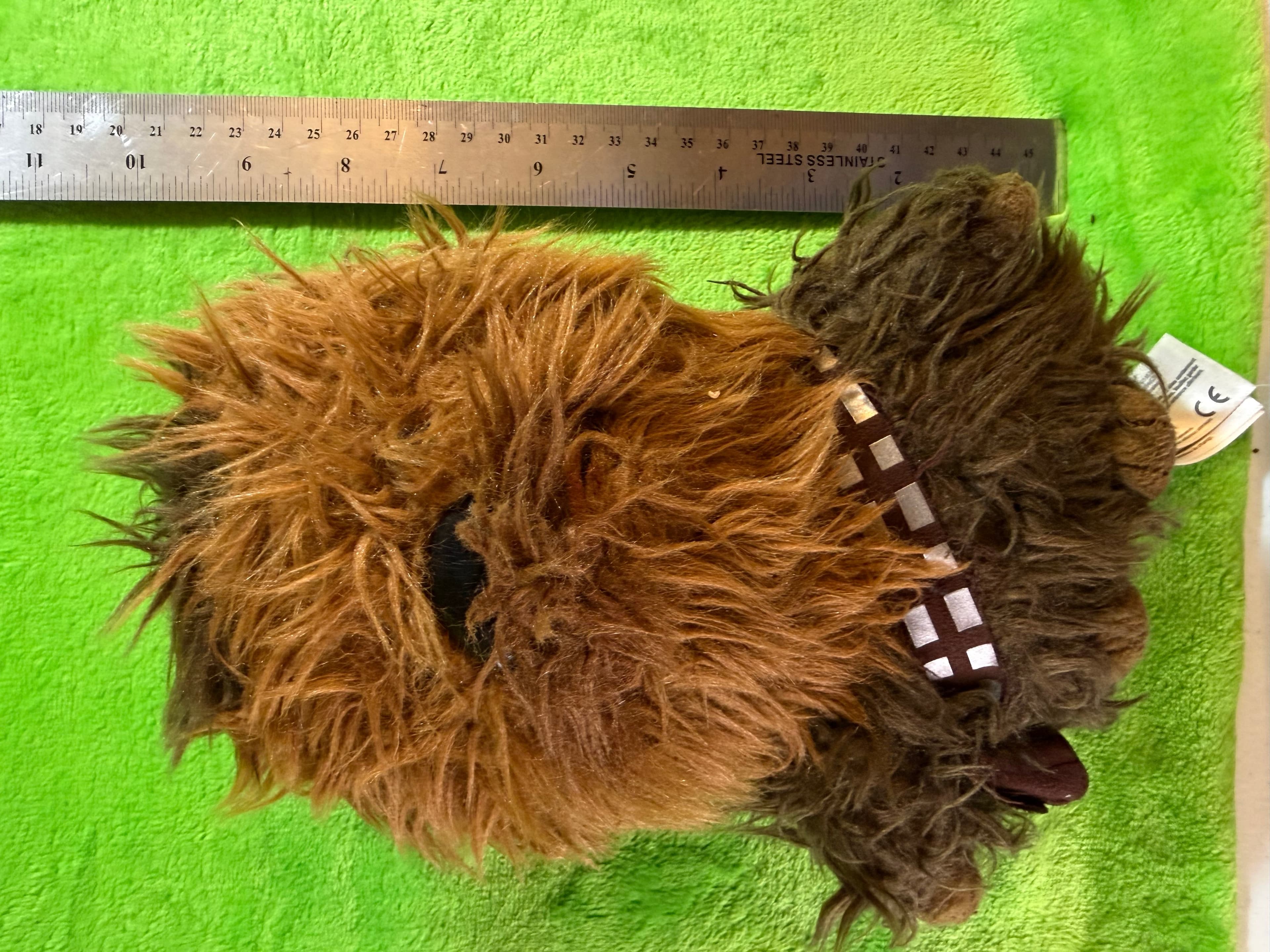 Star Wars Chewbacca Plush Toy Brown Furry Character 12 Inch - Thumbnail 2