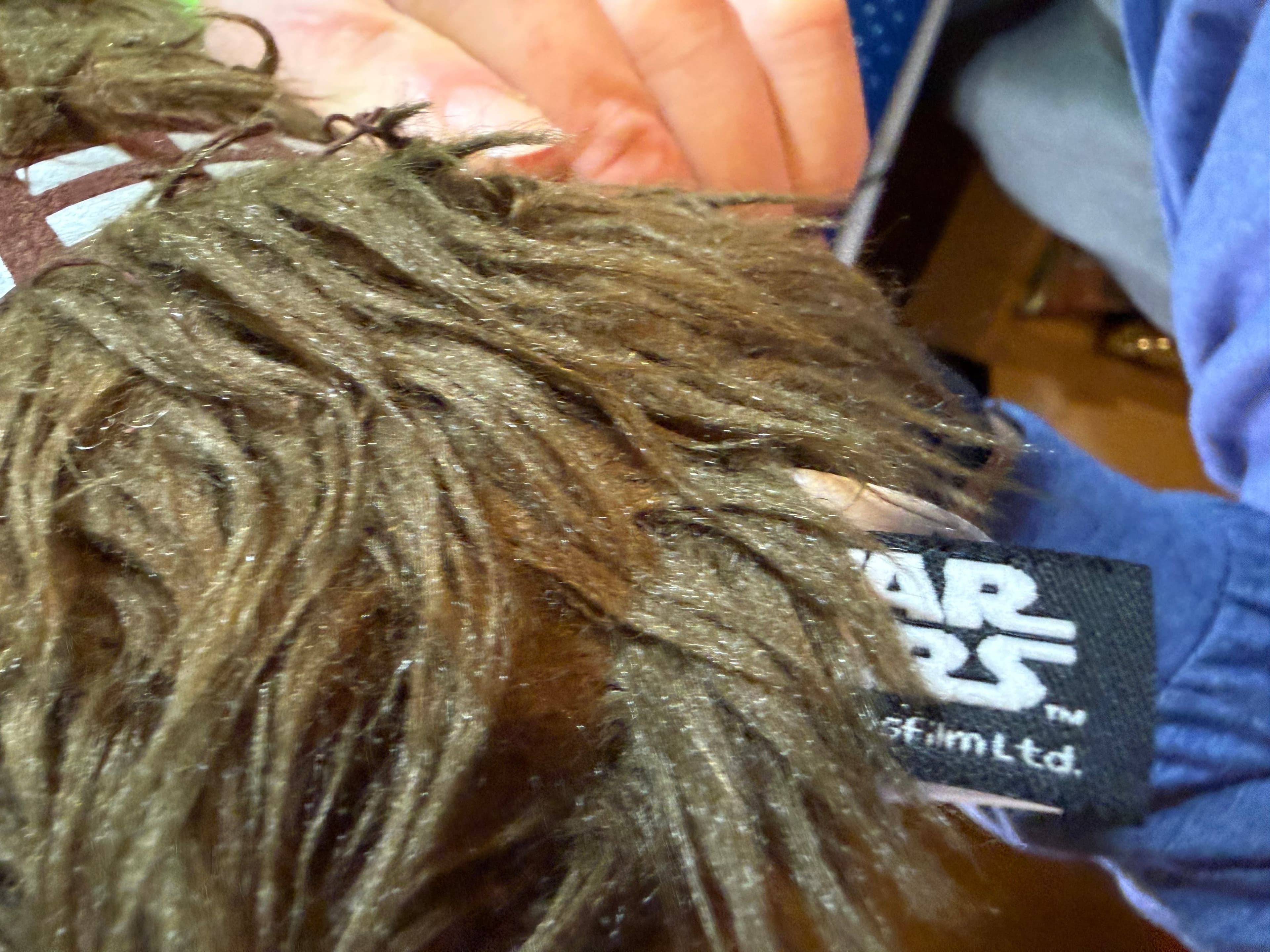 Star Wars Chewbacca Plush Toy Brown Furry Character 12 Inch - Thumbnail 5