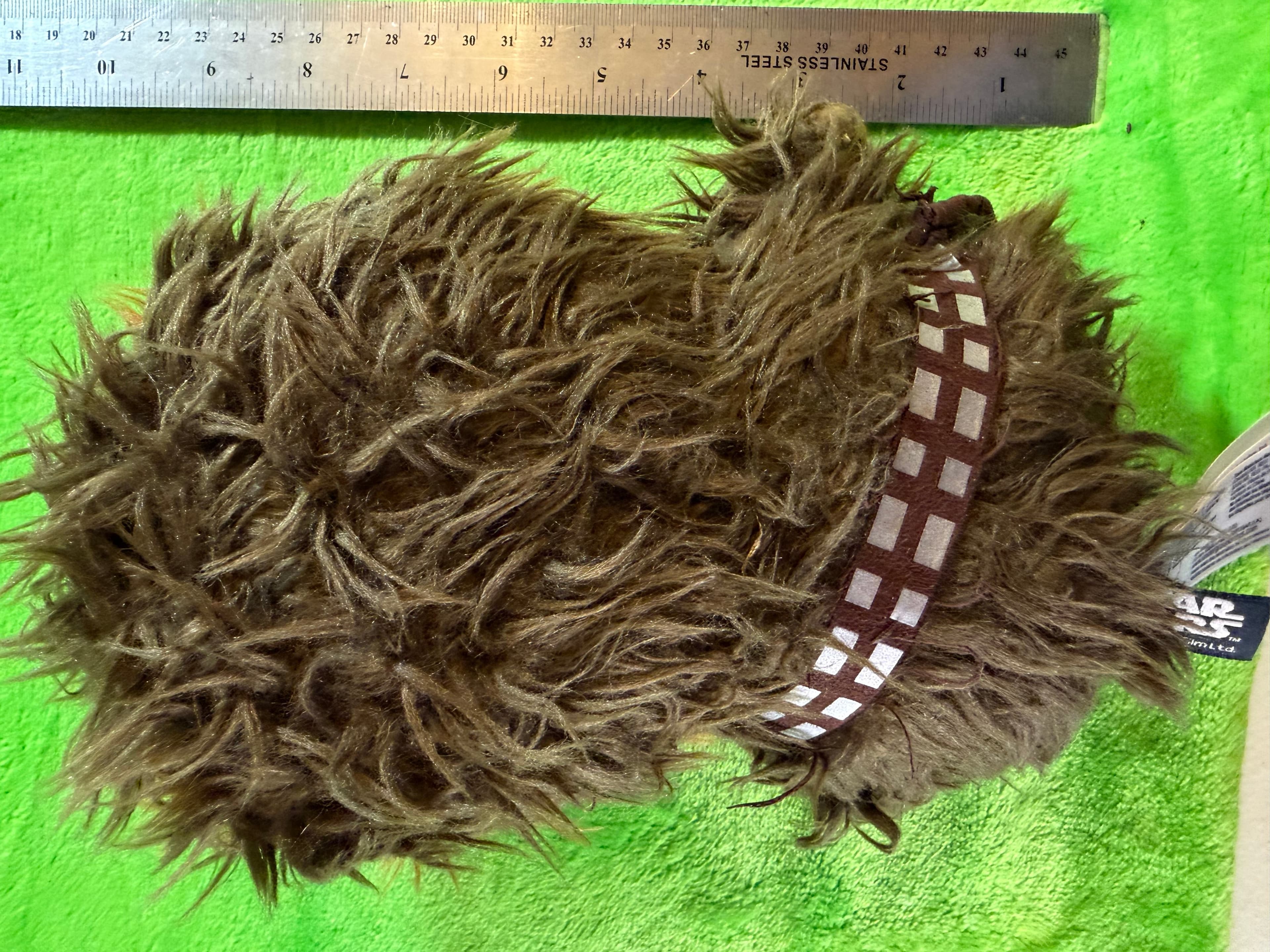 Star Wars Chewbacca Plush Toy Brown Furry Character 12 Inch - Thumbnail 3