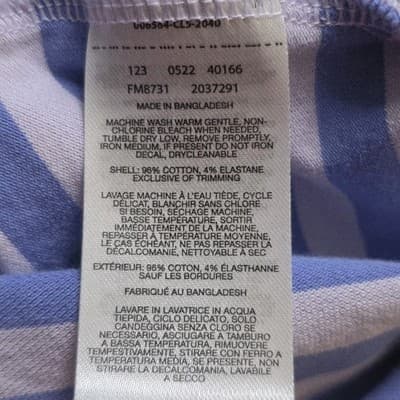 Columbia PFG Men's XL Purple Striped Super Bone Fish Pique Polo Shirt - Thumbnail 6