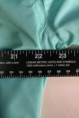 Lauren James Women's Large Aqua 1/2 Zip Long Sleeve Pullover - Thumbnail 4