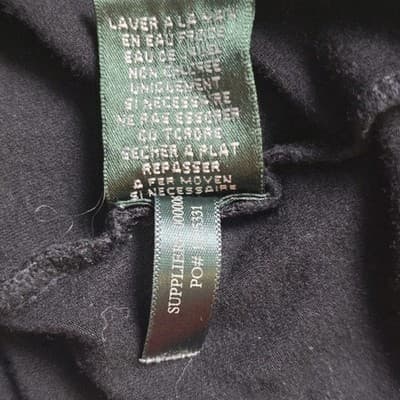 Lauren Ralph Lauren Women's 2X Black Short Sleeve Shirt - Thumbnail 5