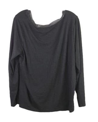 Lauren Ralph Lauren Women's 2X Black Short Sleeve Shirt - Thumbnail 8