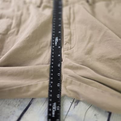 Polo Ralph Lauren Men's 40" Khaki Beige Chino Flat Front Shorts - Thumbnail 12