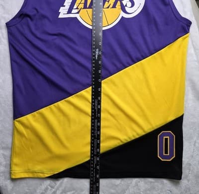 NBA Los Angeles Lakers Purple & Yellow Medium #8 Westbrook Jersey - Thumbnail 13
