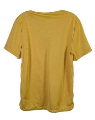 Nike Golf Men's Medium Bright Yellow Dri-Fit Short Sleeve Polo Shirt - Thumbnail 7