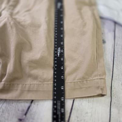 Polo Ralph Lauren Men's 40" Khaki Beige Chino Flat Front Shorts - Thumbnail 11