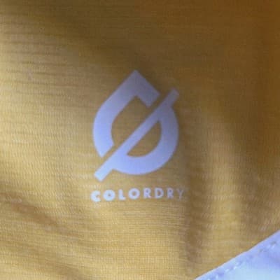 Nike Golf Men's Medium Bright Yellow Dri-Fit Short Sleeve Polo Shirt - Thumbnail 9