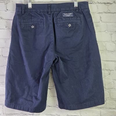 Polo Ralph Lauren Boys 18" Blue Twill Casual Classic Chino Shorts - Thumbnail 13