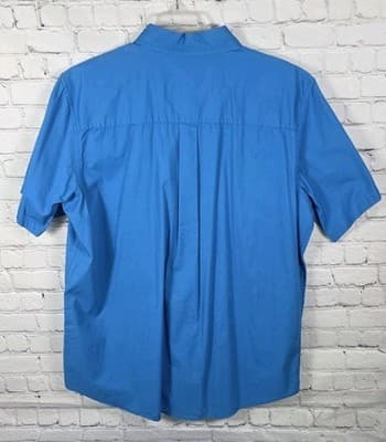 Magellan Men's XL Blue Classic Fit MagShield Short Sleeve Fishing Shirt - Thumbnail 6