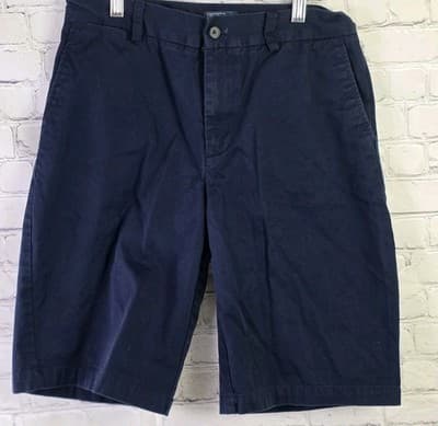 Polo Ralph Lauren Boys 18" Blue Twill Casual Classic Chino Shorts - Thumbnail 2