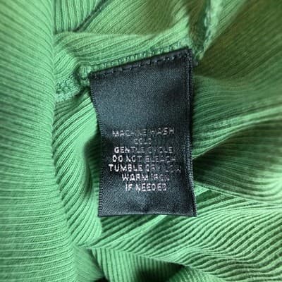 Lauren Ralph Lauren Women's Large Green Ruffle Blouse - Thumbnail 5