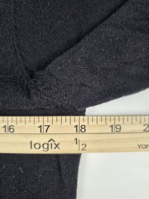 Michael Kors Women's Black Medium Long Tunic Sweater With Lace Up Sides - Thumbnail 4
