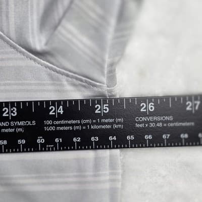 Nike Dri-fit Men's XL Gray / Pinstripes Michelob Ultra S/S Golf Shirt - Thumbnail 8