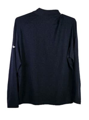NIKE Chicago Bears XXL Blue 1/2 Zip Dri-Fit Long Sleeve Pullover - Thumbnail 8