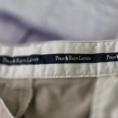 Polo Ralph Lauren Men's 38" Beige Chino Shorts - Thumbnail 10