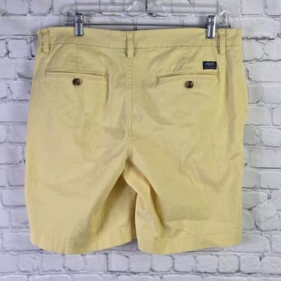 Chaps Yellow Shorts Men's Size 34 Flat Front Summer Beach Fun Golf - Thumbnail 11