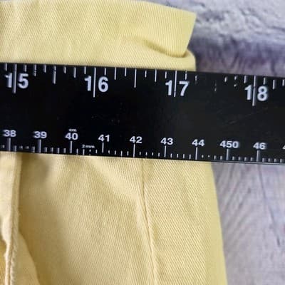 Chaps Yellow Shorts Men's Size 34 Flat Front Summer Beach Fun Golf - Thumbnail 4