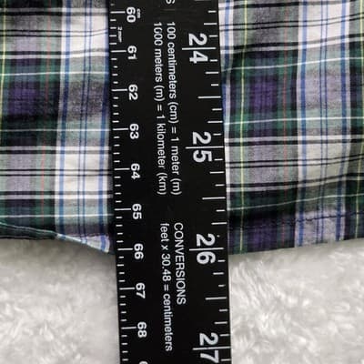 Ralph Lauren Boys Large 14 / 16 Plaid Button Down Shirt - Thumbnail 7