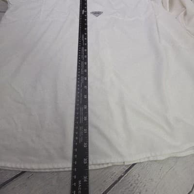 Columbia Men's XL White PFG Omni Shield Long Sleeve Fishing Shirt - Thumbnail 10