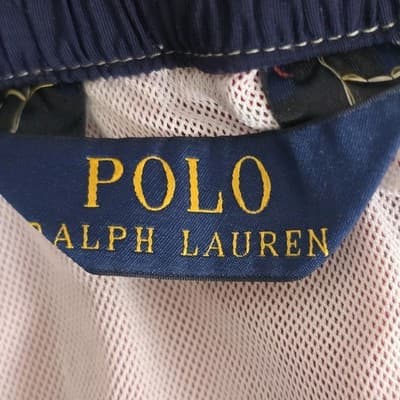 Polo Ralph Lauren Men's XL Mesh Lined Red Board Swimming Trunks - Thumbnail 8