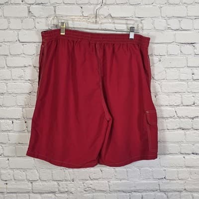 Polo Ralph Lauren Men's XL Mesh Lined Red Board Swimming Trunks - Thumbnail 13