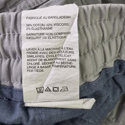 Original Penguin Men's Medium Gray Cargo Shorts - Thumbnail 6