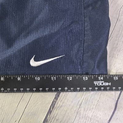 Vintage Nike Mens XL Blue Dazzle Silky Basketball Shorts - Thumbnail 6
