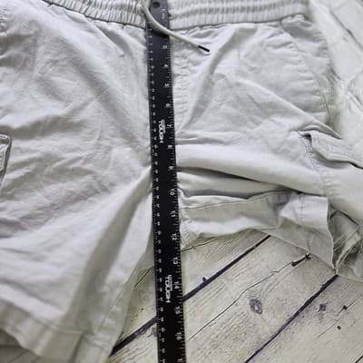 Original Penguin Men's Medium Gray Cargo Shorts - Thumbnail 10