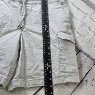 Original Penguin Men's Medium Gray Cargo Shorts - Thumbnail 9