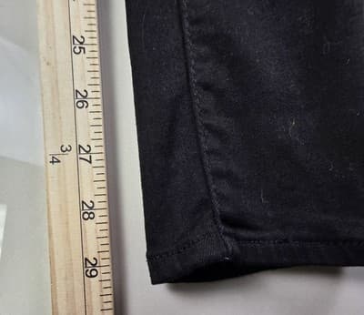 NWT Levi's 711 Skinny High Rise Jeans - Black, Hypersoft Fabric, Size 24W - Thumbnail 6