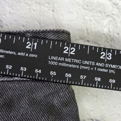 Vintage Marithe Francois Girbaud Men's Size 42 Black Jean Shorts - Thumbnail 8