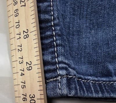 Miss Me Jeans Girls Size 14 Blue Denim Skinny Straight Jeans - JK595853 - Thumbnail 9